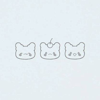 Hanamaruobake Logo B7 Compact Ruled Notebook