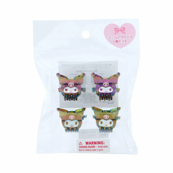 Sanrio Characters Iridescent Mini Hair Clip 4-pc Set