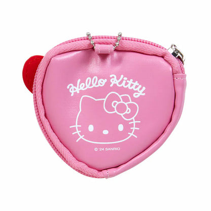 Sanrio Characters Big Heart Mini Pouch and Pin Set