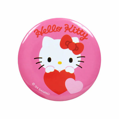 Sanrio Characters Big Heart Mini Pouch and Pin Set