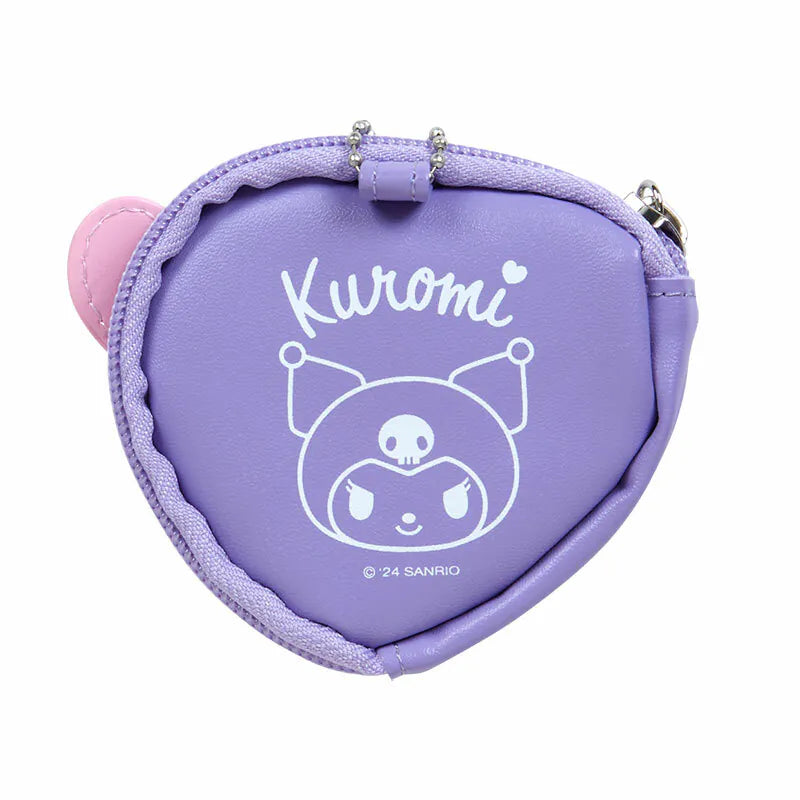 Sanrio Characters Big Heart Mini Pouch and Pin Set