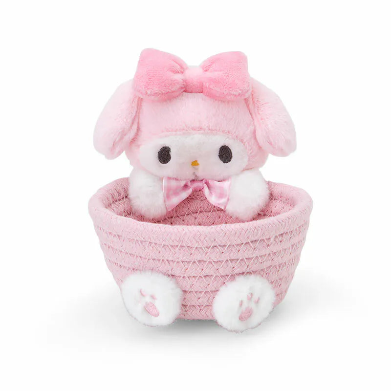 My Melody Woven Rope Small Storage Basket