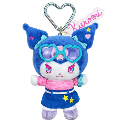 Kuromi Sunglasses Mascot Clip on Plush