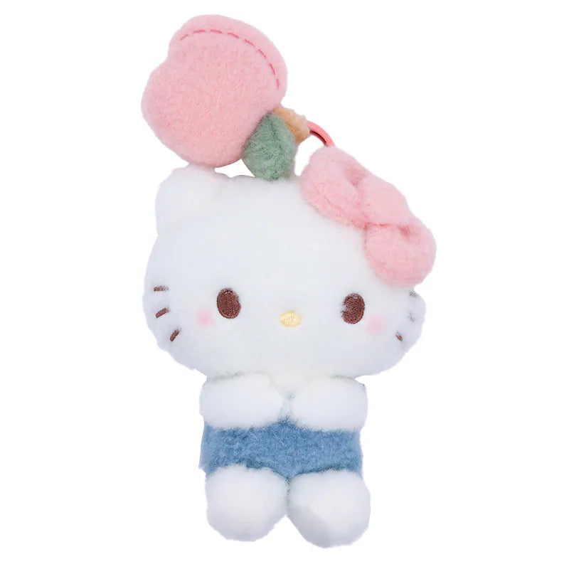 Hello Kitty Fluffy & Lovely Mascot Plush Keychain