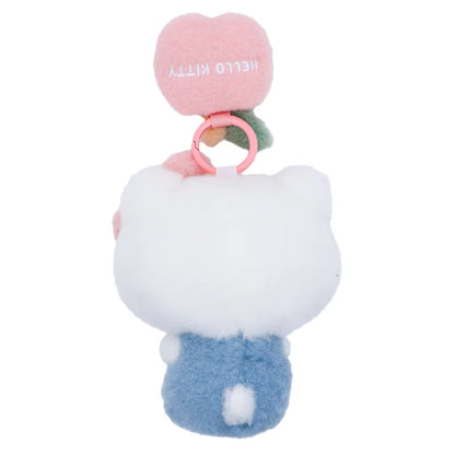 Hello Kitty Fluffy & Lovely Mascot Plush Keychain