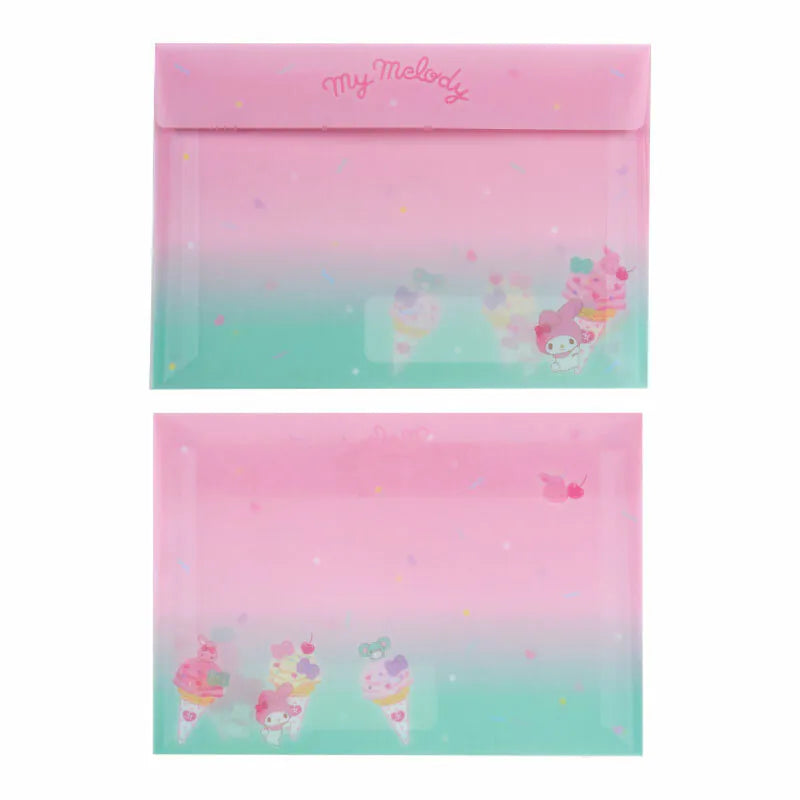 Sanrio Characters Ice Cream Letter Set