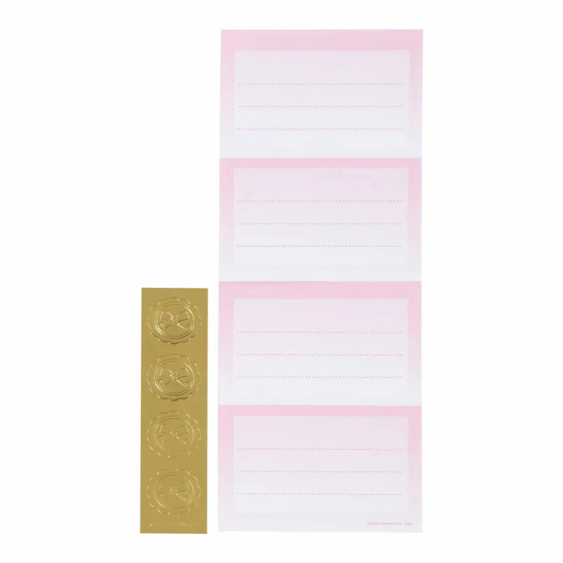 Sanrio Characters Ice Cream Letter Set