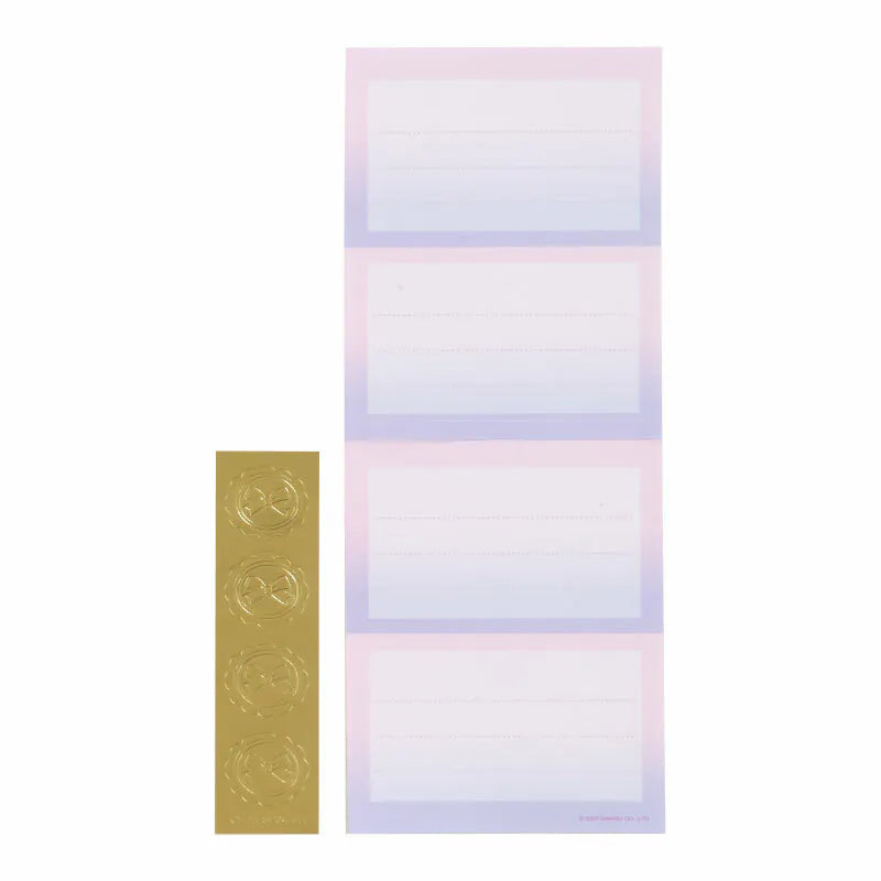 Sanrio Characters Ice Cream Letter Set