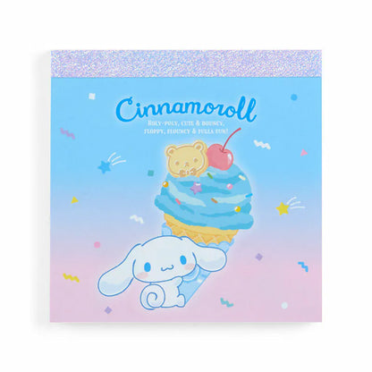 Sanrio Characters Ice Cream Square Memo Pad