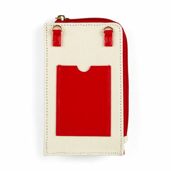 Pochacco 35th Anniversary Crossbody Phone Bag (Red Ribbon)