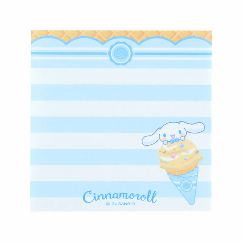 Sanrio Characters Ice Cream Square Memo Pad