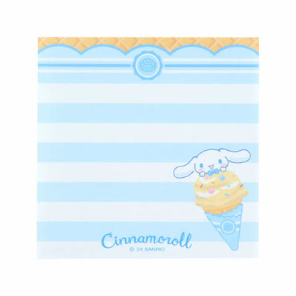 Sanrio Characters Ice Cream Square Memo Pad