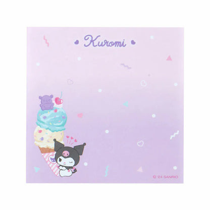Sanrio Characters Ice Cream Square Memo Pad