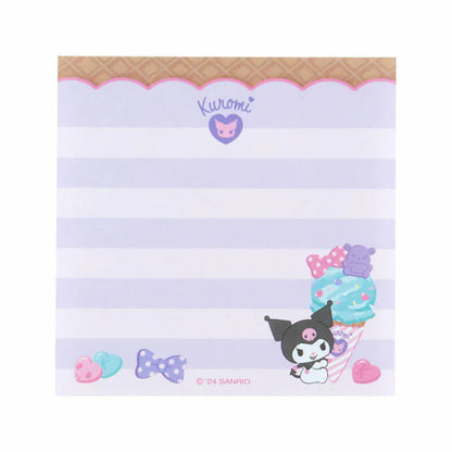 Sanrio Characters Ice Cream Square Memo Pad
