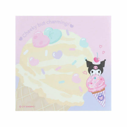Sanrio Characters Ice Cream Square Memo Pad