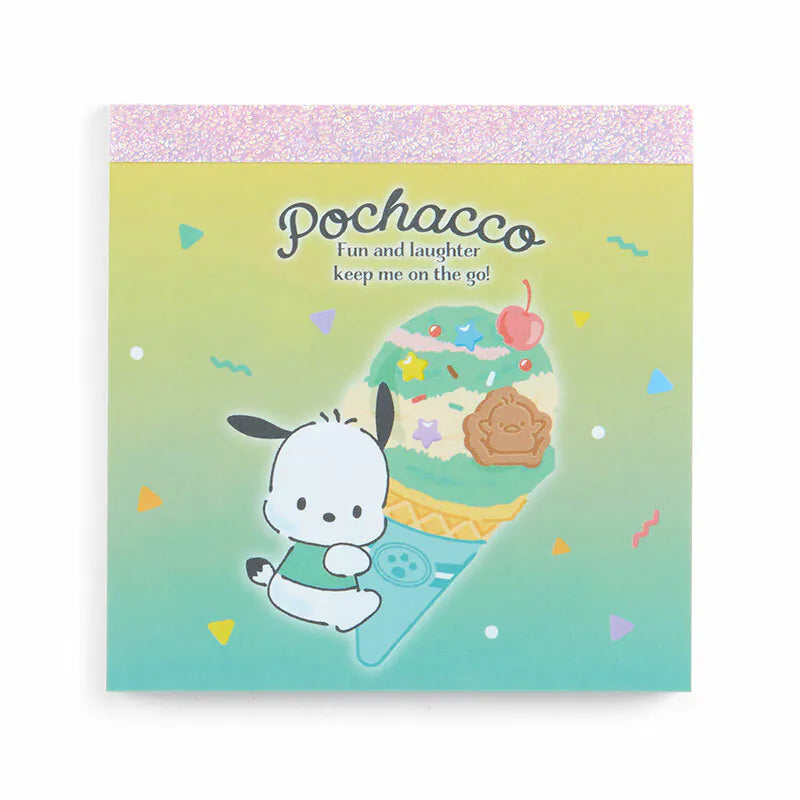 Sanrio Characters Ice Cream Square Memo Pad