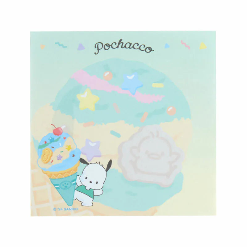 Sanrio Characters Ice Cream Square Memo Pad