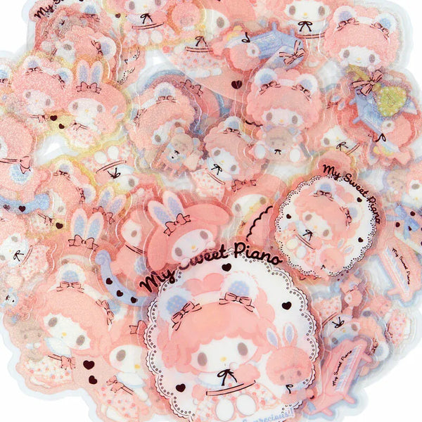 My Melody & My Sweet Piano My Little Treasure 43-pc Mini Sticker Pack