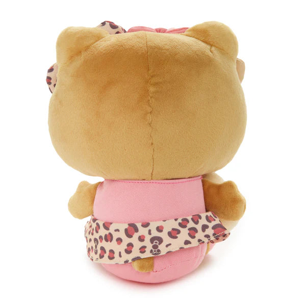 Hello Kitty Leopard Coffee Suntan Plush