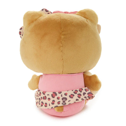 Hello Kitty Leopard Coffee Suntan Plush
