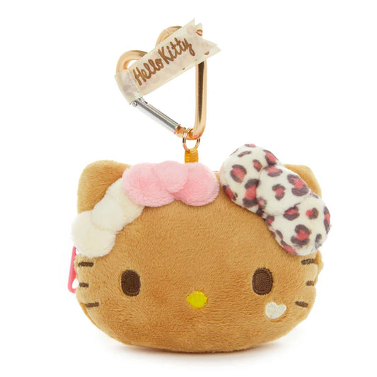 Hello Kitty Leopard Coffee Suntan Coin Case
