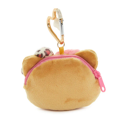 Hello Kitty Leopard Coffee Suntan Coin Case
