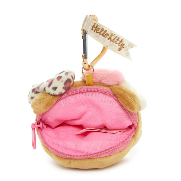 Hello Kitty Leopard Coffee Suntan Coin Case