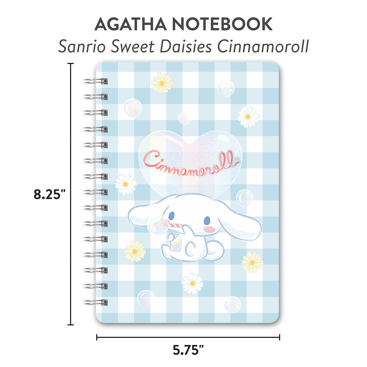 Sanrio Sweet Daisies Cinnamoroll™ Agatha Lined Notebook