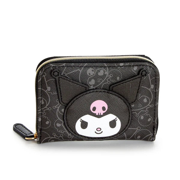 Kuromi Silhouette Compact Zipper Wallet