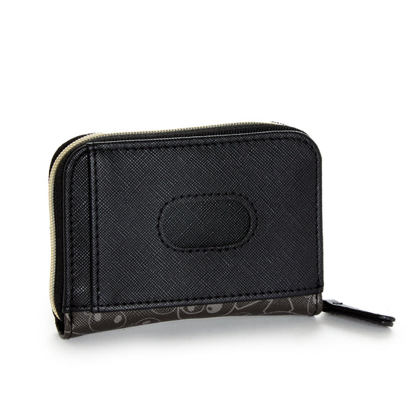 Kuromi Silhouette Compact Zipper Wallet