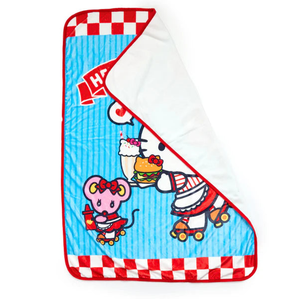 Hello Kitty Burger Shop Burger Blanket