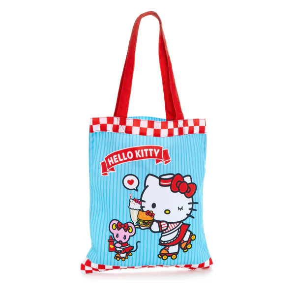 Hello Kitty Burger Shop Tote Bag