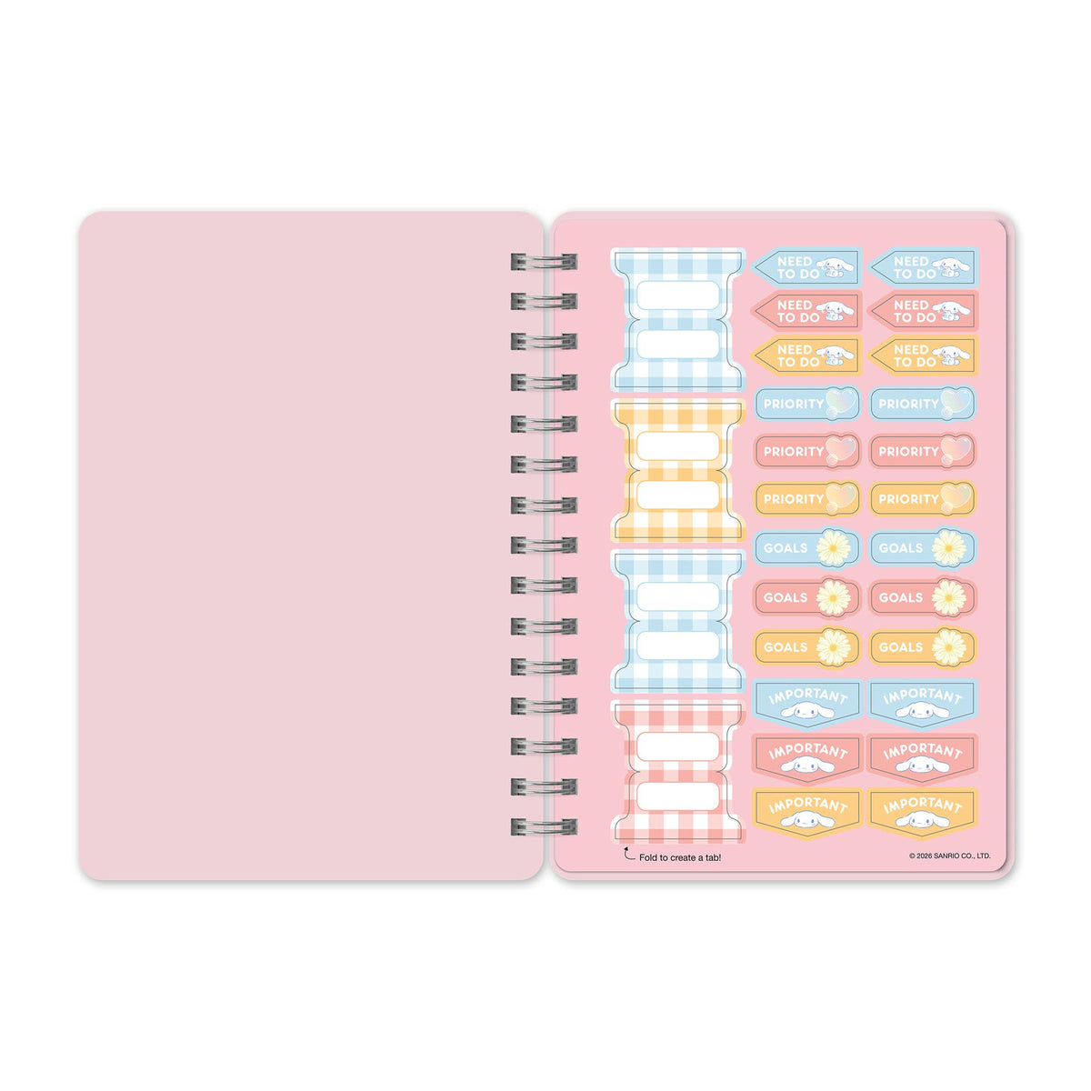Sanrio Sweet Daisies Cinnamoroll™ Agatha Lined Notebook