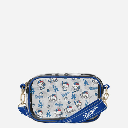 Hello Kitty Los Angeles Dodgers Pattern Clear Camera Bag