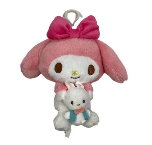 My Melody with Friend Plush Mascot Clip-On