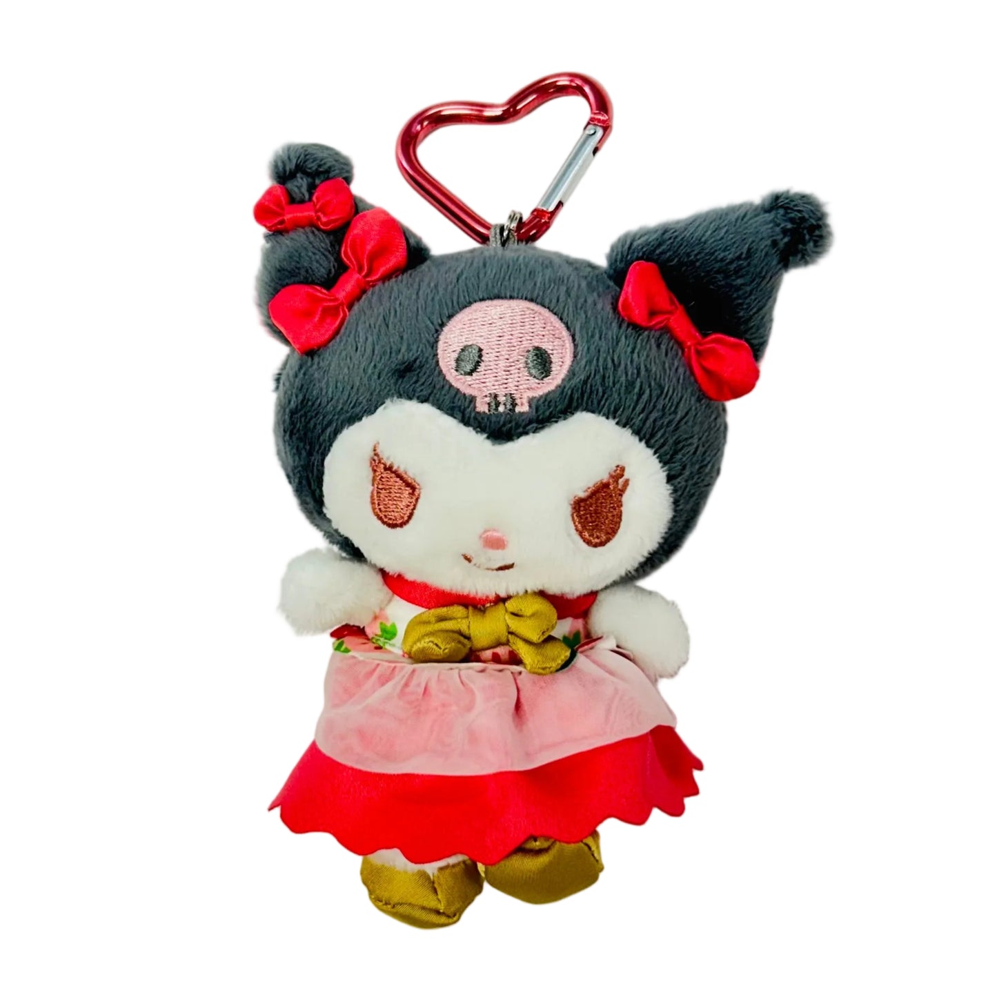 Kuromi Strawberry News Mascot Clip On