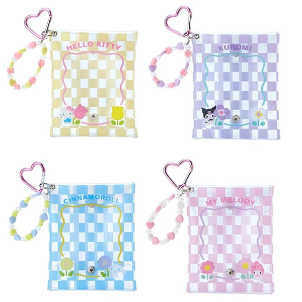 Sanrio Characters Mini Pastel Check Pouch