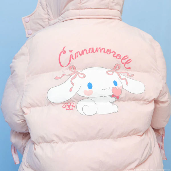 Cinnamoroll x JapanLA Bows Puffer Jacket