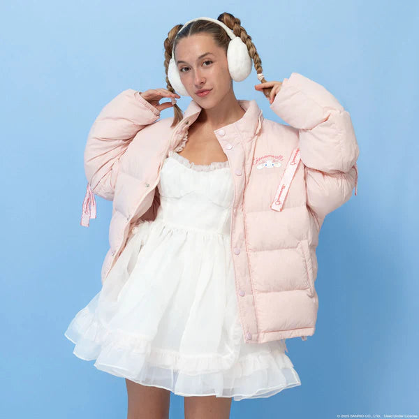 Cinnamoroll x JapanLA Bows Puffer Jacket