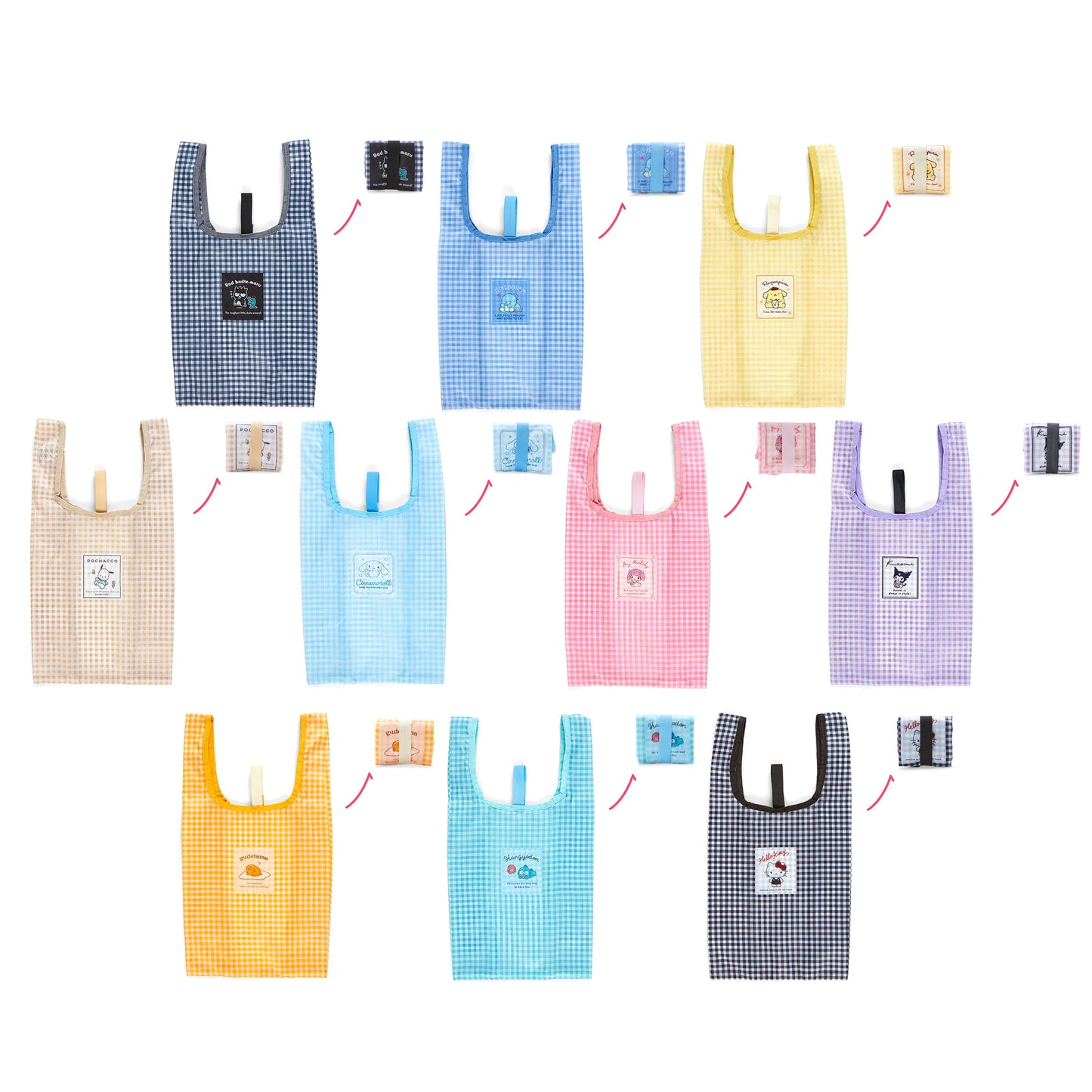 Sanrio Characters Reusable Shopping Bag Small