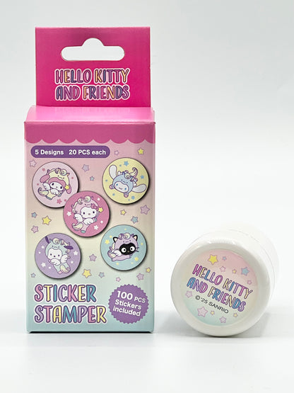 Sanrio Characters Mix Pegasus Sticker Stamper