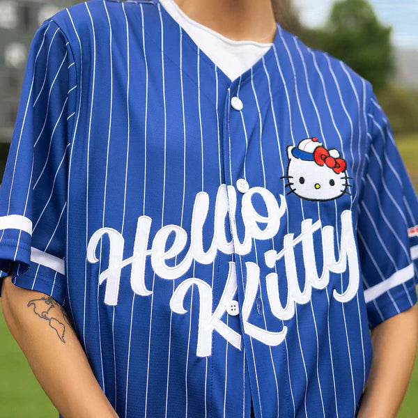 Hello Kitty JapanLA Blue Baseball Jersey