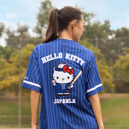 Hello Kitty JapanLA Blue Baseball Jersey