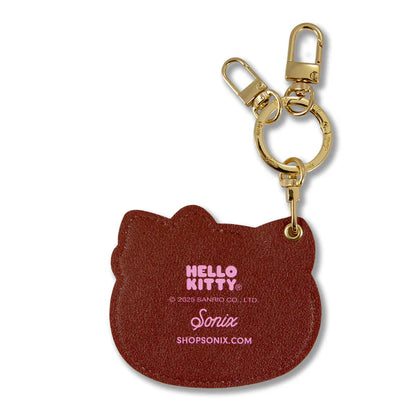 Sonix x Sanrio Hello Kitty Pink Bows AirTag Keychain- Face