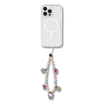 Sonix x Sanrio Hello Kitty Pink Bows Beaded Phone Charm