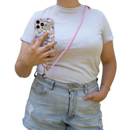 Sonix x Sanrio Hello Kitty Pink Bows Crossbody Phone Strap