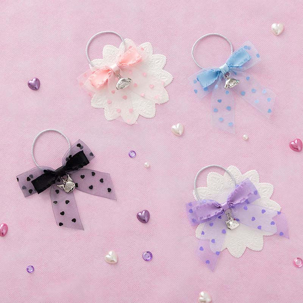 Sanrio Characters Organdy Bow Ponytail Holder