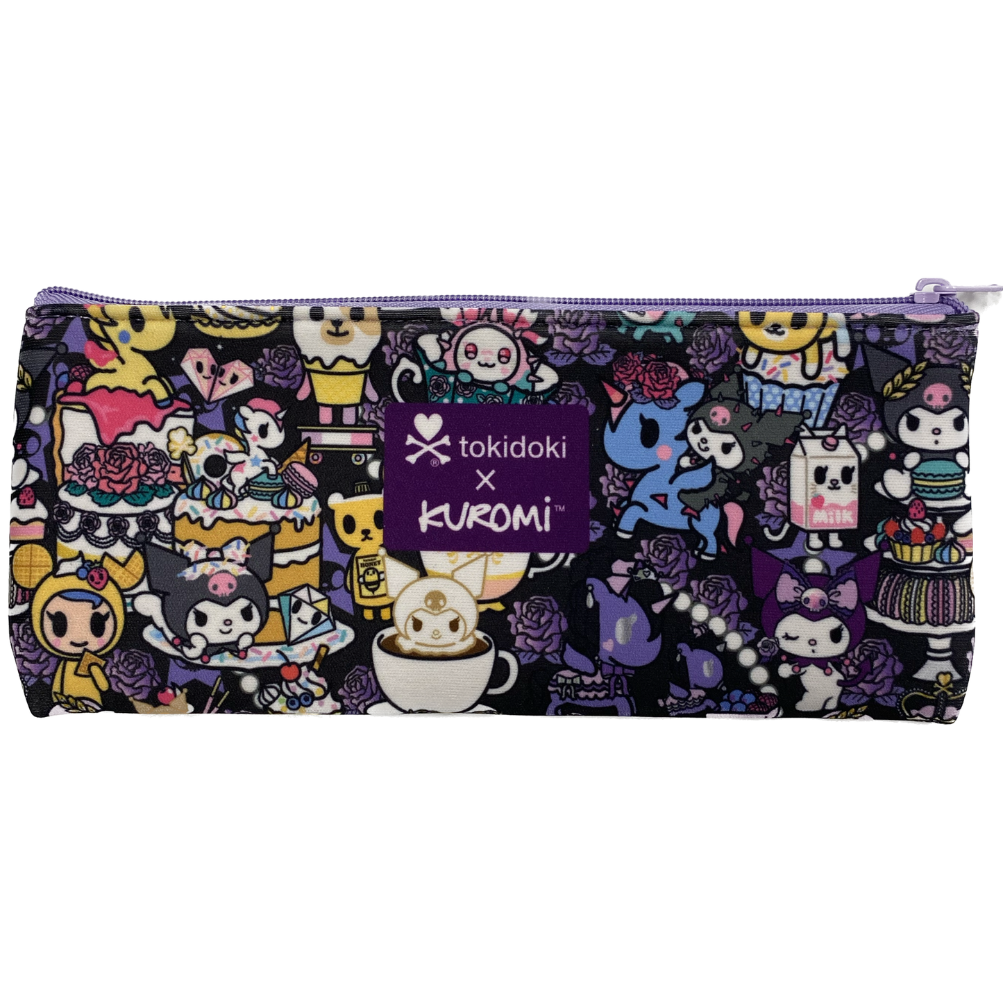 Tokidoki Kuromi Black Ribbon Pen Pouch