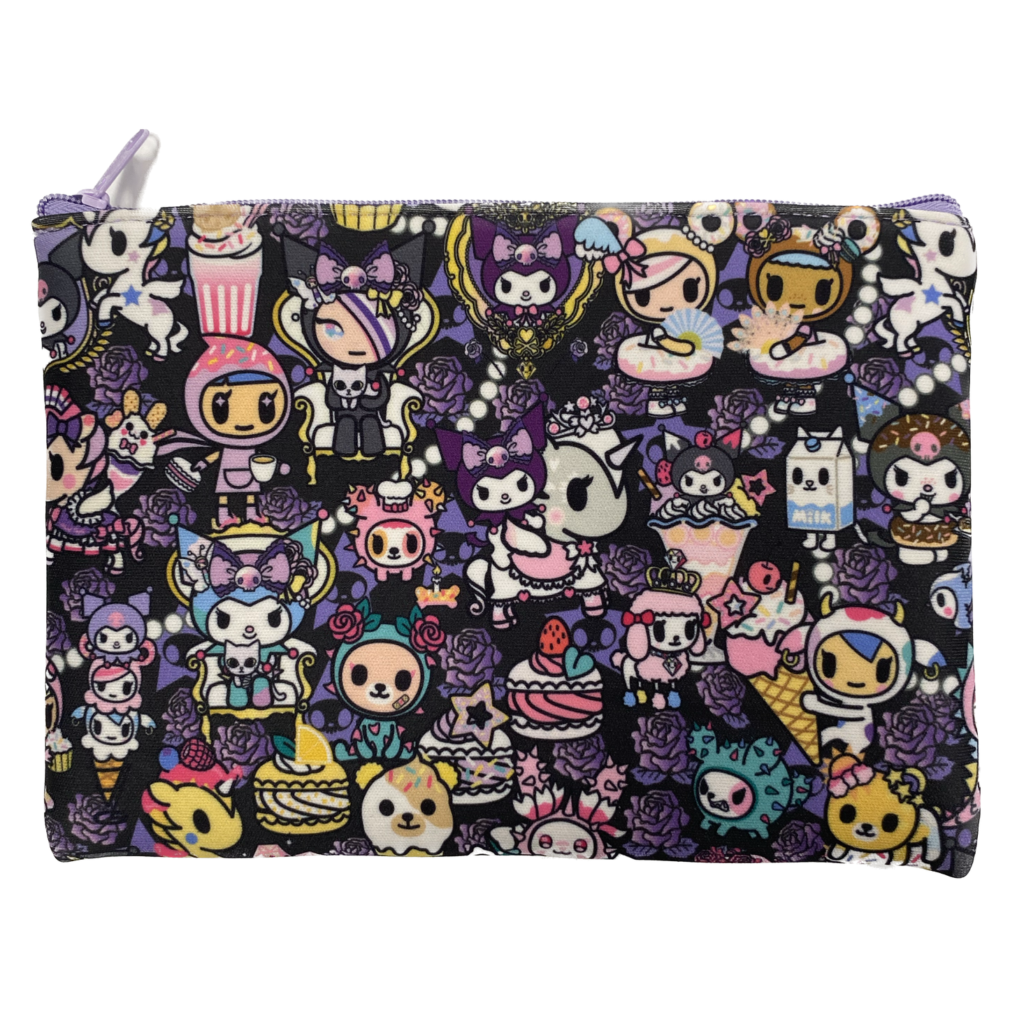 Tokidoki Kuromi Black Ribbon Pouch