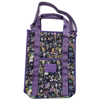Tokidoki Kuromi Black Ribbon Shoulder Tote Bag